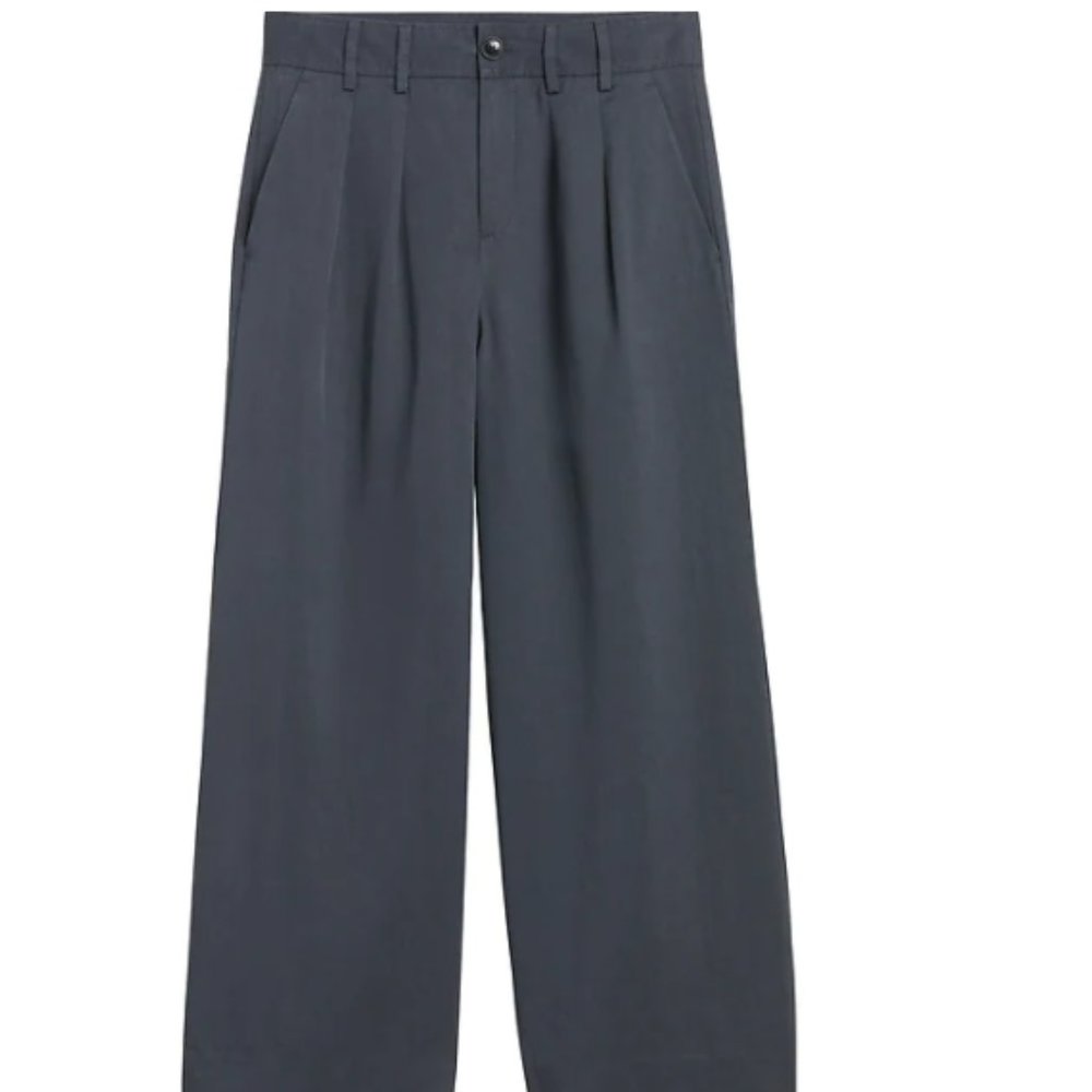 Banana Republic High-Rise Wide-Leg Ankle Pant